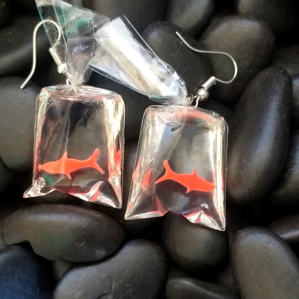 Goldfish earings